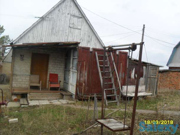 Продам дачу в с/о *Ягодка*.Кирпичный дом из 2-х комнат с печкой,веранда,контейнер 5 тонн,стайка,погреб,баня,бассейн., фотография 2