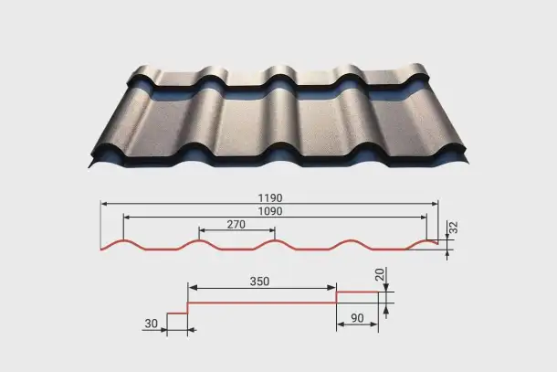 Оборудование для производства металлочерепицы, фотография 1