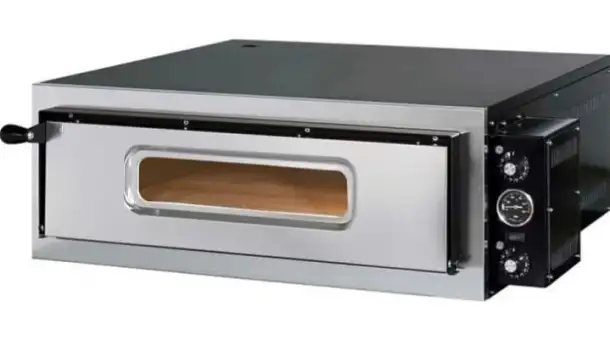 Печь для пиццы XTS Basic4 используется на предприятиях общественного питания и торговли. Модель оснащена аналоговой пане, фотография 1