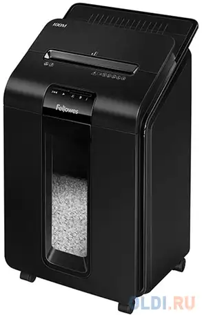 Fellowes шредер automax 100m fs-4629201 {(секр.p-4)/минирезка/100лист./23лтр./уничт:скрепки, скобы, , фотография 1