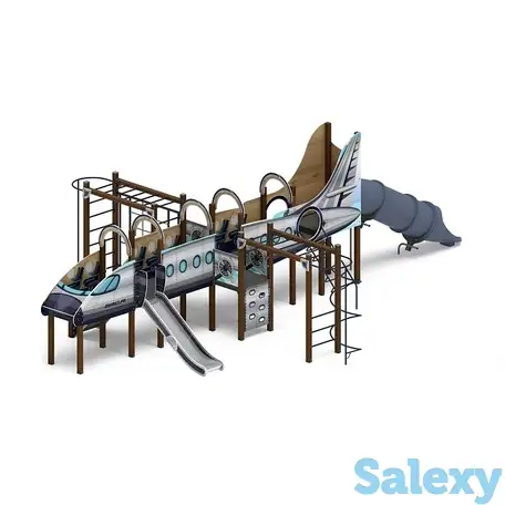 Аэроплан (техно) - дик 2.03.4.04-03 - игровой комплекс н=1200, фотография 2