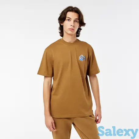 Мужская футболка lacoste из плотного хлопка, фотография 1