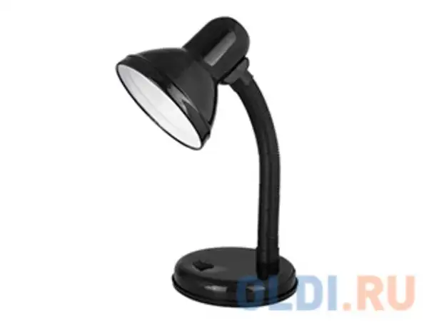 Лампа настольная ultraflash uf-301p  с02 черный 230v 60w, фотография 1