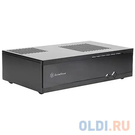 Корпус mini-itx silverstone milo sst-ml05b без бп чёрный, фотография 1