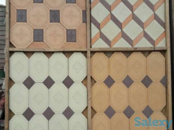 Тротуарная плика, брусчатка, облицовочный кирпич, фотография 2