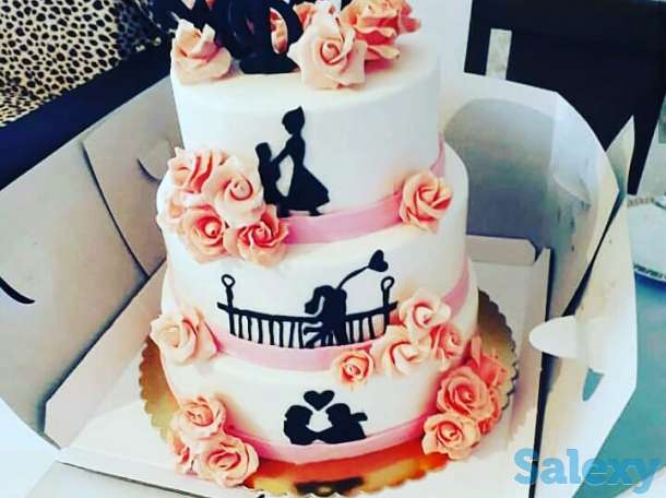Торты и свадебные торты на заказ Астана, фотография 2