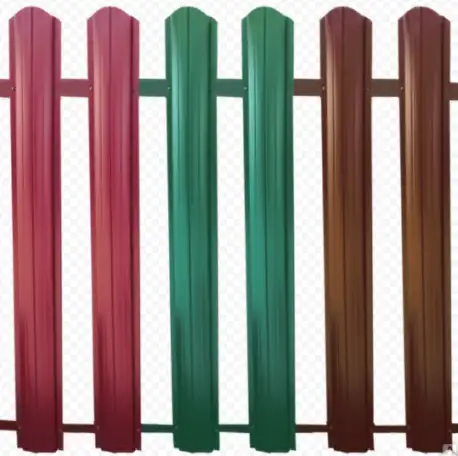 Евроштакетник фигурный; П-образный; полукруглый..., фотография 1