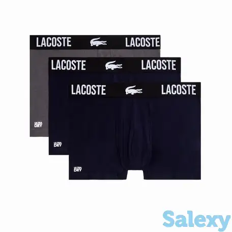 Мужское нижнее бельё lacoste (3 шт.), фотография 1
