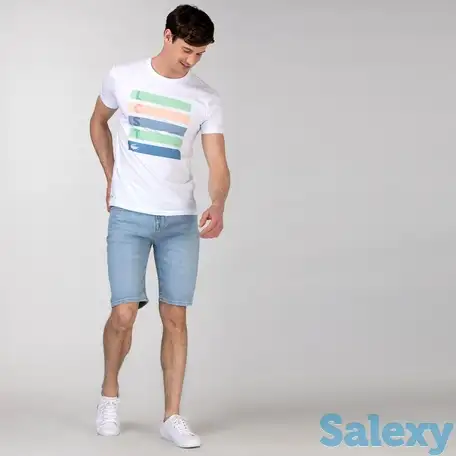 Мужские джинсовые шорты lacoste, фотография 1