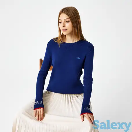 Женский эластичный свитер lacoste, фотография 1