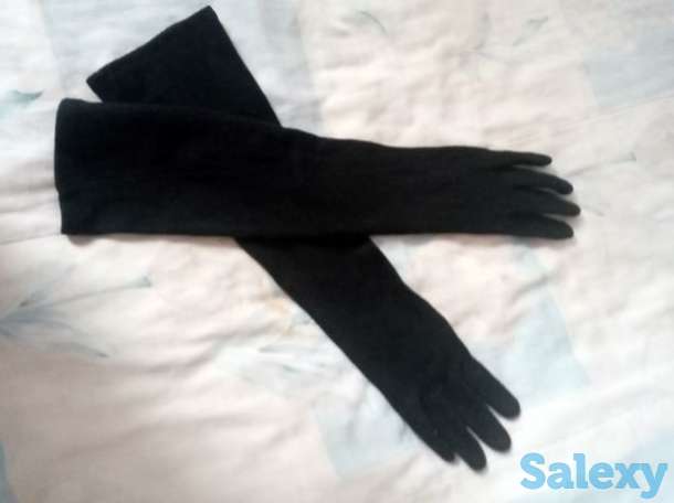 Женские перчатки удлинённые., фотография 1
