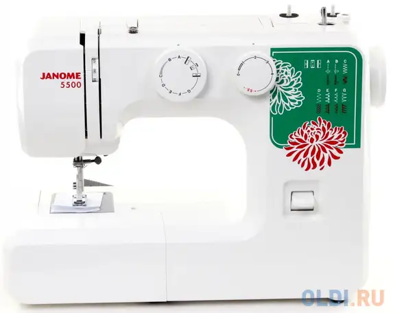 Швейная машина janome 5500 белый, фотография 1