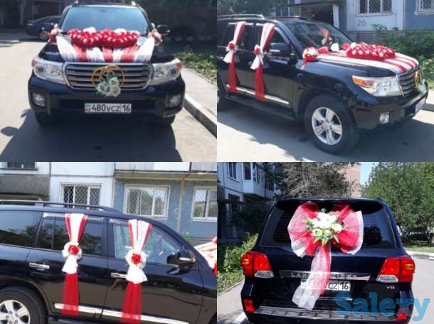 Оформление машин на свадьбу, фотография 7