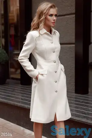 Силуэтное шерстяное пальто, фотография 1