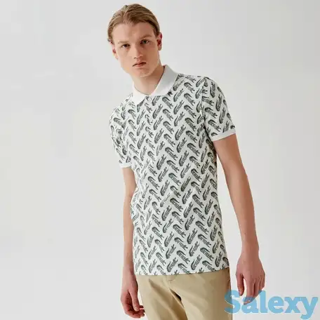 Мужское поло lacoste slim fit, фотография 1