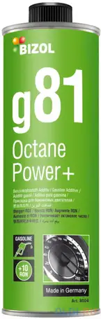 8004 bizol присадка для повышения октанового числа octane power+ g81 (0,25л), фотография 1