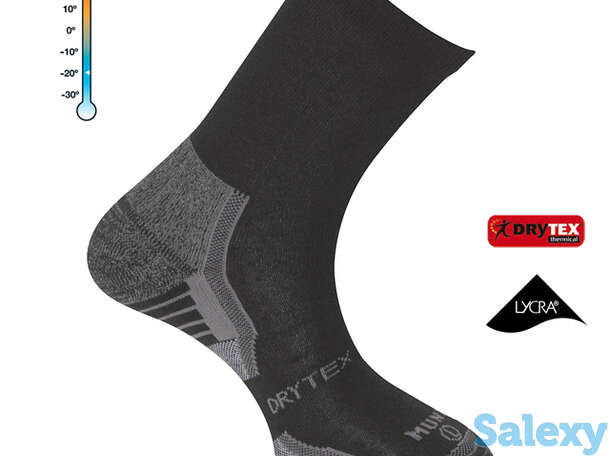 Носки mund city casual winter черные, фотография 1