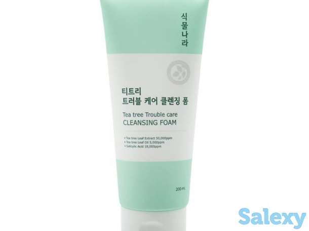 Пенка для умывания shingmulnara tea tree trouble care cleansing foam, фотография 1