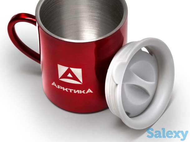 Кружка термо арктика 802-300 300мл красная, фотография 2