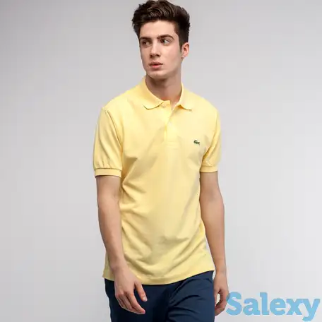Мужское поло lacoste l1212 classic fit, фотография 1
