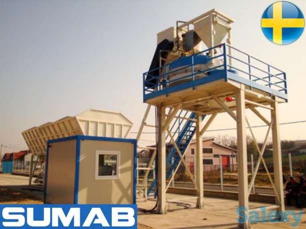 Стационарный бетонный завод SUMAB T-60, фотография 1