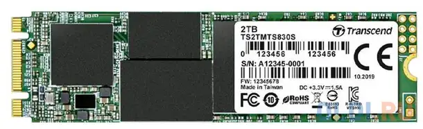 Ssd накопитель transcend 830s 2 tb sata-iii ts2tmts830s, фотография 1