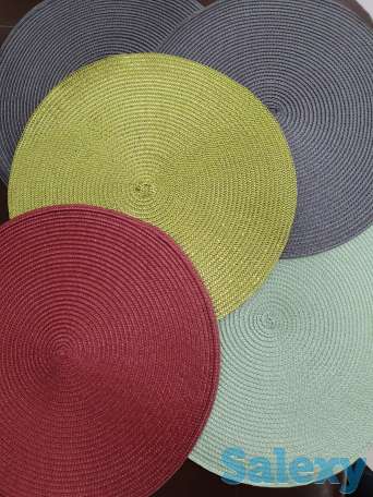 Подтарельники разных цветов, качественный материал, круглые, фотография 7