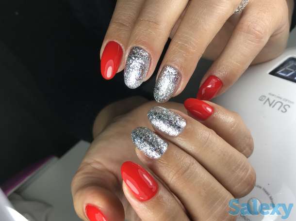 Маникюр наращивание, фотография 7