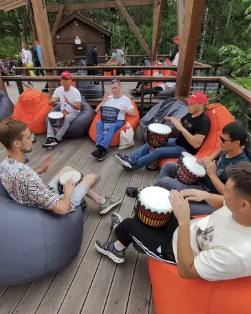 Музыкальные мастер-классы на ваших праздниках барабаны шанкобызы ханги хэндпаны бубны, фотография 2