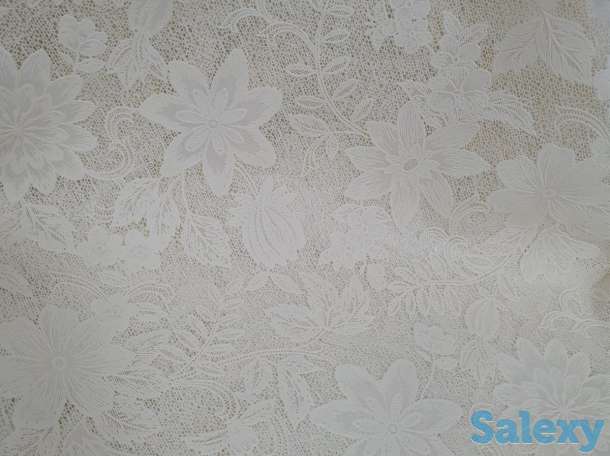 Красивая ажурная скатерть на круглый стол диаметр 178 см Япония, фотография 7