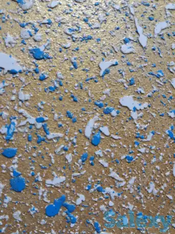 Профессиональное нанесение декоративной штукатурки на стены и потолок от опытного мастера, фотография 1