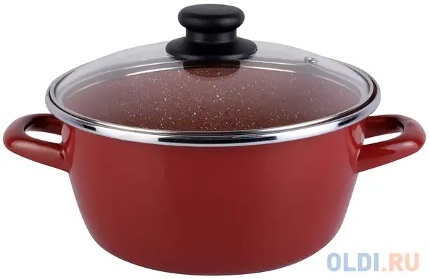 Кастрюля vitrinor toscana 20 20 см 2.5 л сталь, фотография 1