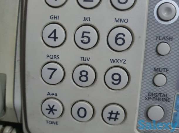 Стационарный телефон Panasonic KX-FP 365 Сделано в Малазии, фотография 4