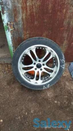 Продам кованные диски с резиной, фотография 1