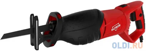 Пила сабельная elitech пс 1100эп  1100вт. 800-2700об\\м. ход-28мм. дер.250мм. акт.сист.антивиб., фотография 1