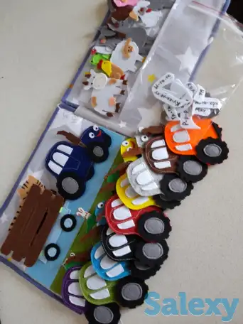 Развивающие книжки из фетра, фотография 9