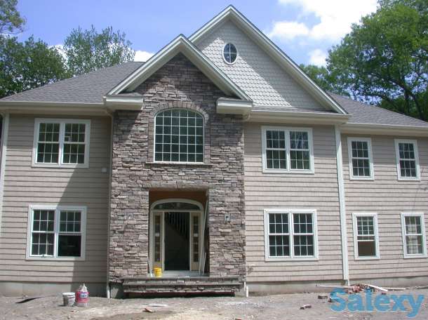 Облицовка фасадов сайдингом и кирпичом., фотография 1