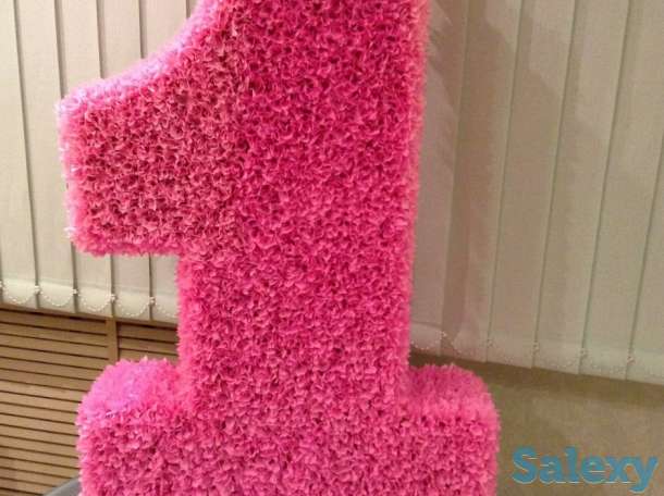 Объемные ЦИФРЫ 1 (один) АРЕНДА на день рождения, ГОДИК для фотосессии, фотография 2