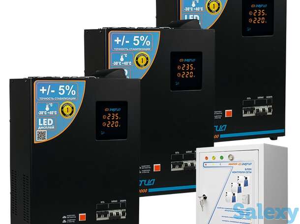 Трехфазный релейный стабилизатор напряжения энергия voltron 60000 (hp), фотография 1