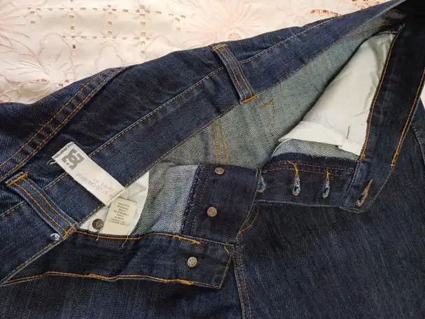 Продаются джинсы клеш унисекс 46-48 размер, фотография 4