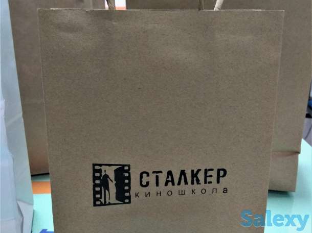 Бумажные белые и крафтовые пакеты Алматы, фотография 6