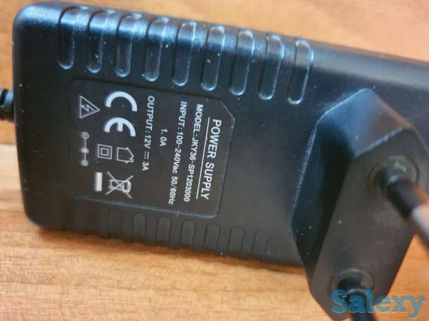 Зарядка Адаптор, адаптер 12V-3A блок питания, фотография 2