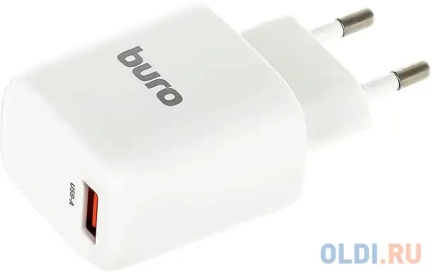 Сетевое зарядное устройство бюрократ buwg1 3а usb белый, фотография 1