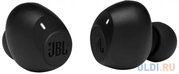 Гарнитура вкладыши jbl t115 tws черный беспроводные bluetooth в ушной раковине, фотография 1