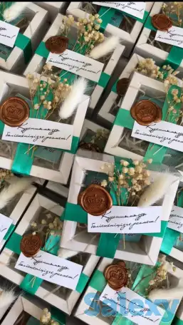 Корзина, коробка для клубники, тойбастар, лента, сюрприз коробка, фотография 2