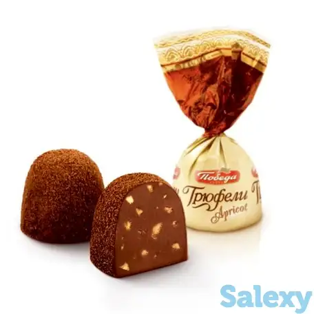Трюфели шоколадные с кусочками абрикоса, фотография 1