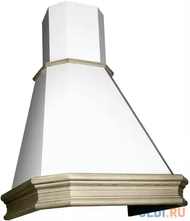 Вытяжка каминная elikor пергола 60п-650-п3л бежевый дуб неокрашенный, фотография 1