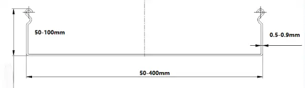 Автоматическая линия для производства кабельного лотка модель JB-QJ50-400, фотография 3