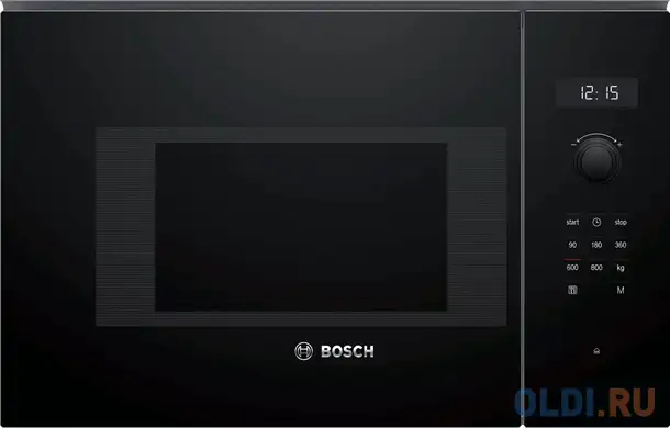 Встраиваемая микроволновая печь bosch bfl524mb0 800 вт чёрный, фотография 1