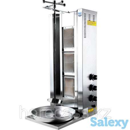 донер аппарат газовый, 3 горелки, фотография 1